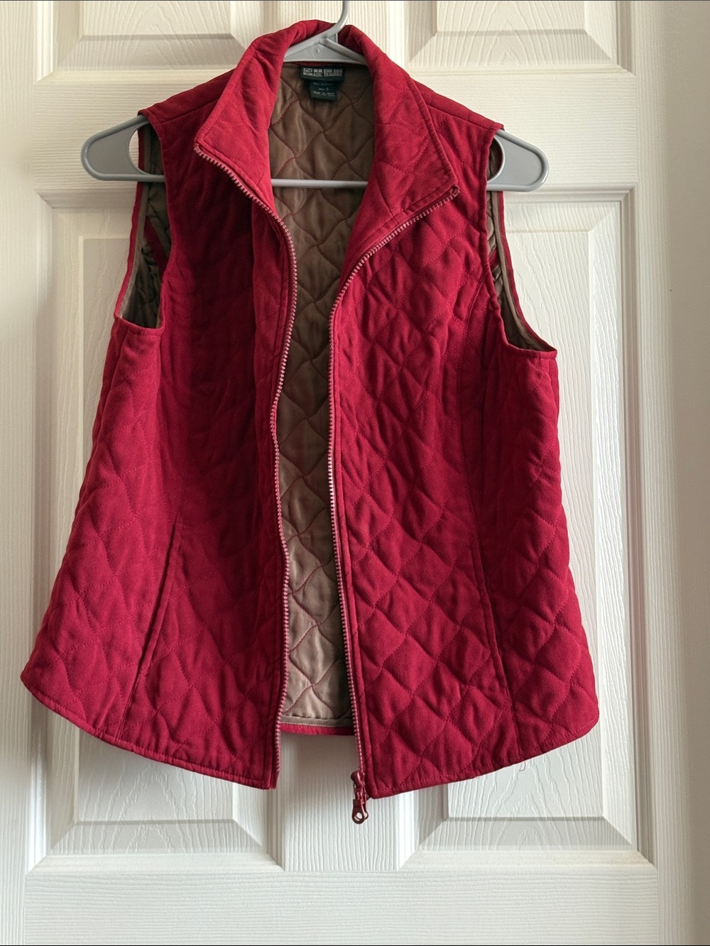 Nomadic Traders Quilted Red Sleeveless Vest